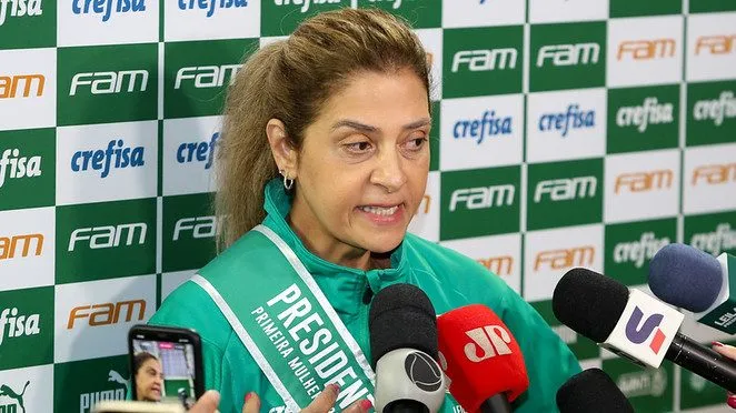 Leila no Palmeiras. Foto: Fabio Menotti/Palmeiras