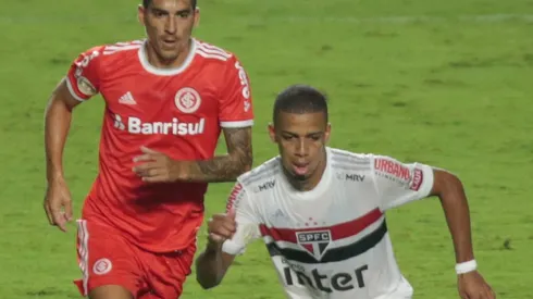 SP - Sao Paulo - 20/01/2021 - BRASILEIRO A 2020, SAO PAULO X INTERNACIONAL - Brenner jogador do Sao Paulo durante partida contra o Internacional no estadio Morumbi pelo campeonato Brasileiro A 2020. Foto: Marcello Zambrana/AGIF