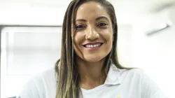 Laryh segue no Santos até 2026 - Foto: Reinaldo Campos/Santos FC