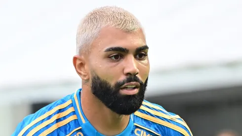 Gabigol jogador do Cruzeiro durante partida contra o Santos no estadio Vila Belmiro