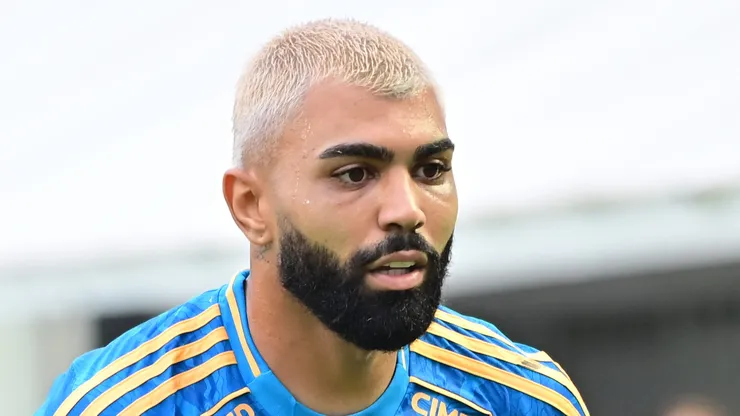Gabigol jogador do Cruzeiro durante partida contra o Santos no estadio Vila Belmiro