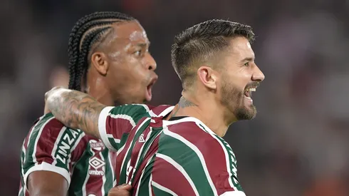 Keno e Everaldo no Fluminense. Foto: Thiago Ribeiro/AGIF