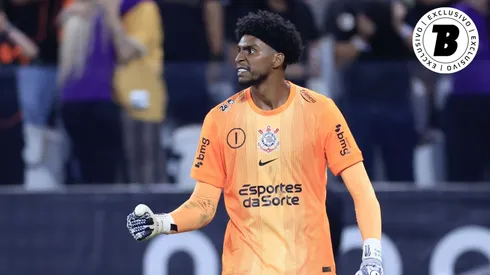 Hugo Souza defendeu dois pênaltis na disputa de pênaltis contra o Cruzeiro, na semifinal. Foto: Marcello Zambrana/AGIF