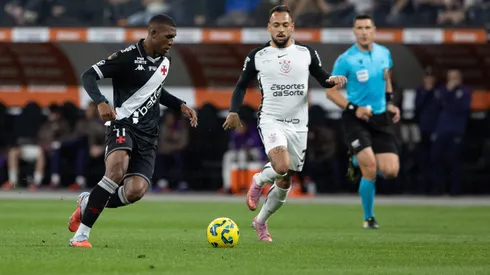 Rayan, jogador do Vasco durante partida contra o Corinthians no estadio Arena Corinthians pelo campeonato Copa Do Brasil 2025. Foto: Joisel Amaral/AGIF