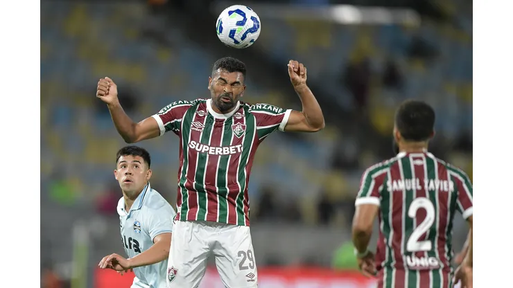 RJ - RIO DE JANEIRO - 02/08/2025 - BRASILEIRO A 2025, FLUMINENSE X GREMIO - Thiago Santos jogador do Fluminense durante partida contra o Gremio no estadio Maracana pelo campeonato Brasileiro A 2025. Foto: Thiago Ribeiro/AGIF