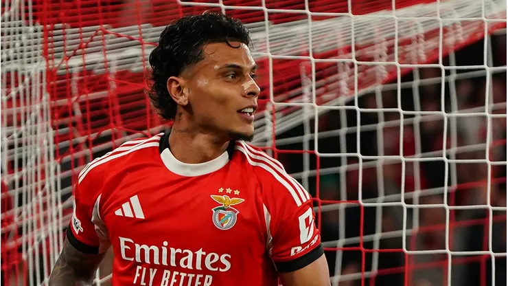 Richard Ríos em campo pelo Venfica. (Photo by Gualter Fatia/Getty Images)