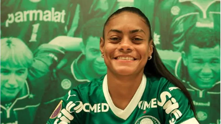 Taina Maranhão segue no Palmeiras até 2026 - Foto: Fabio Menotti/Palmeiras