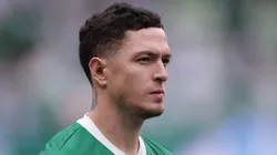 Anibal Moreno jogador do Palmeiras durante partida contra o Ceara no estadio Arena Allianz Parque pelo campeonato Brasileiro A 2025. Foto: Ettore Chiereguini/AGIF