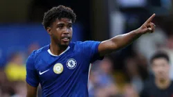 Andrey Santos pelo Chelsea. (Photo by Eddie Keogh/Getty Images)