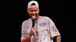 Neymar, jogador do Santos, durante o Tardezinha, em São Paulo. Foto: Clayton Felizardo/Brazilnews