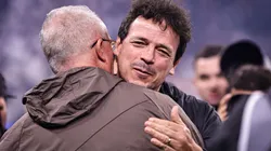 SP - SAO PAULO - 17/12/2025 - COPA DO BRASIL 2025, CORINTHIANS X VASCO - Dorival Junior tecnico do Corinthians cumprimenta Fernando Diniz tecnico do Vasco durante partida contra o Vasco no estadio Arena Corinthians pelo campeonato Copa Do Brasil 2025. Foto: Fabio Giannelli/AGIF