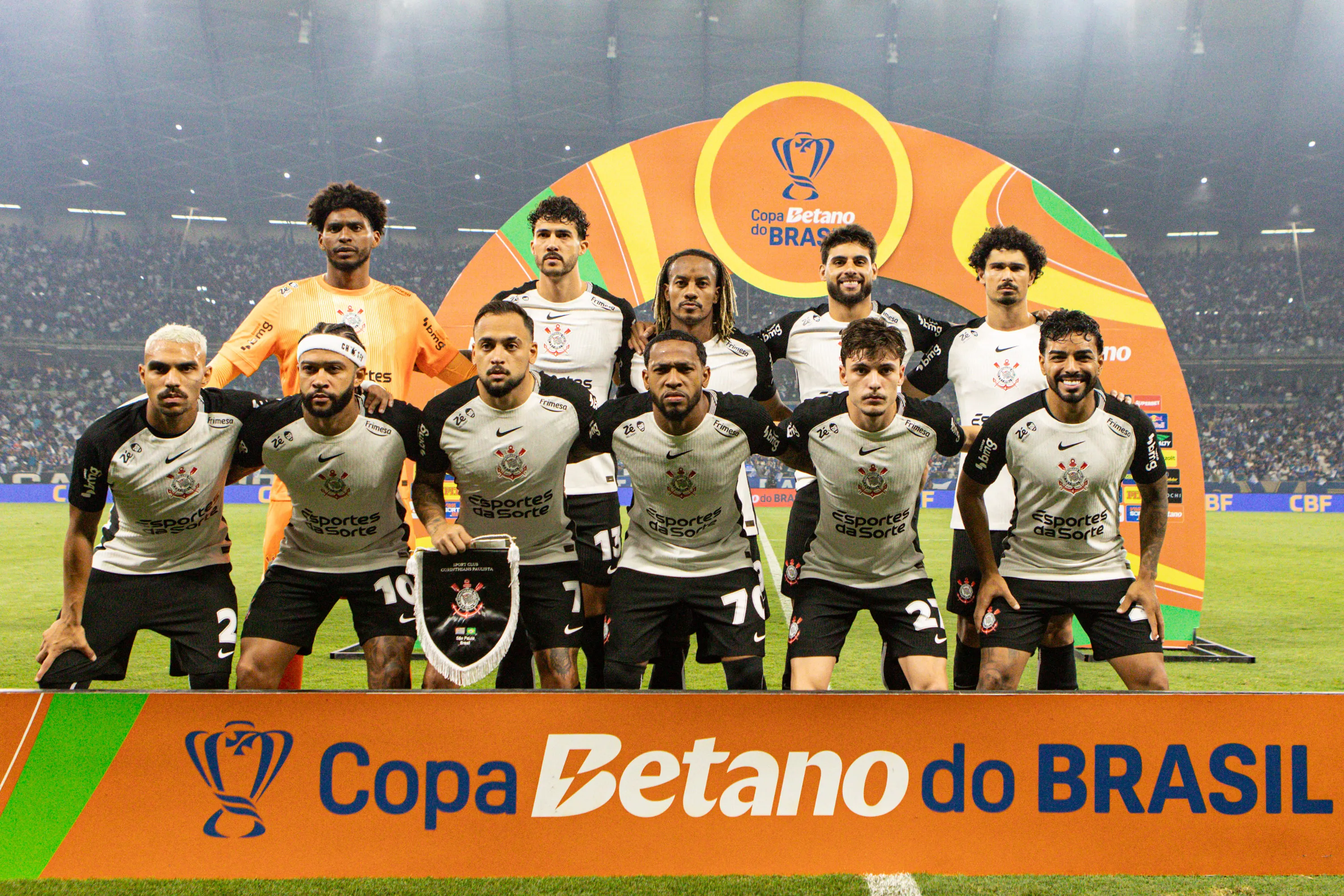 Corinthians venceu suas quatro partidas fora de casa pela Copa Betano do Brasil – Foto: Gilson Lobo/AGIF