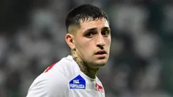 SP - SAO PAULO - 20/09/2025 - BRASILEIRO A 2025, PALMEIRAS X FORTALEZA - Gaston Avila jogador do Fortaleza durante partida contra o Palmeiras no estadio Arena Allianz Parque pelo campeonato Brasileiro A 2025. Foto: Jota Erre/AGIF