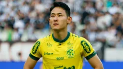 Chico Kim jogador do Mirassol durante partida contra o Ceara no estadio Arena Castelao pelo campeonato Brasileiro B 2024. Foto: Baggio Rodrigues/AGIF