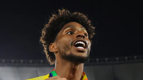 Hugo Souza, goleiro do Corinthians em partida pela Copa do Brasil (Foto: Buda Mendes/Getty Images)
