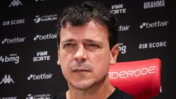 Fernando Diniz em coletiva de imprensa. Foto: Dikran Sahagian/Vasco