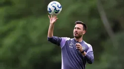 Davide Ancelotti durante treinamento realizado no Botafogo
