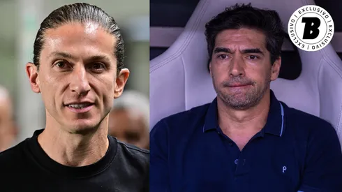 Filipe Luís e Abel Ferreira são os melhores treinadores do futebol brasileiro - Fotos: Jota Erre/AGIF e Baggio Rodrigues/AGIF