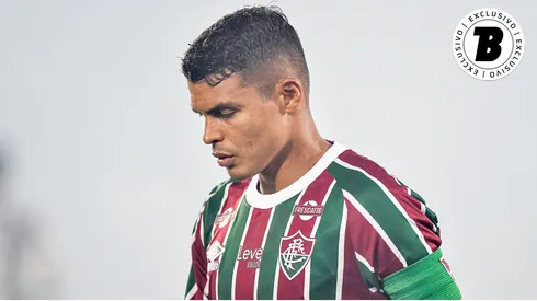 Thiago Silva jogador do Fluminense durante partida contra o Vasco. Foto: Thiago Ribeiro/AGIF