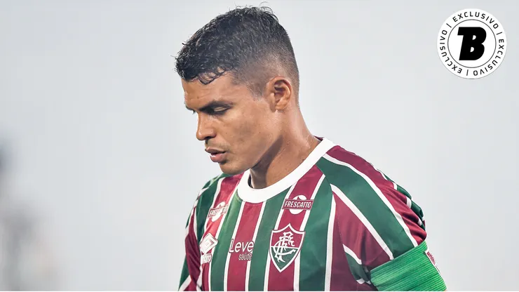 Thiago Silva jogador do Fluminense durante partida contra o Vasco. Foto: Thiago Ribeiro/AGIF