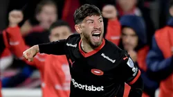 Loyola pelo Independiente. (Photo by Marcelo Endelli/Getty Images)