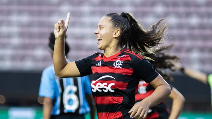 Brendha terminou como artilheira da Copinha Feminina - Foto: Mariana Sá/Flamengo