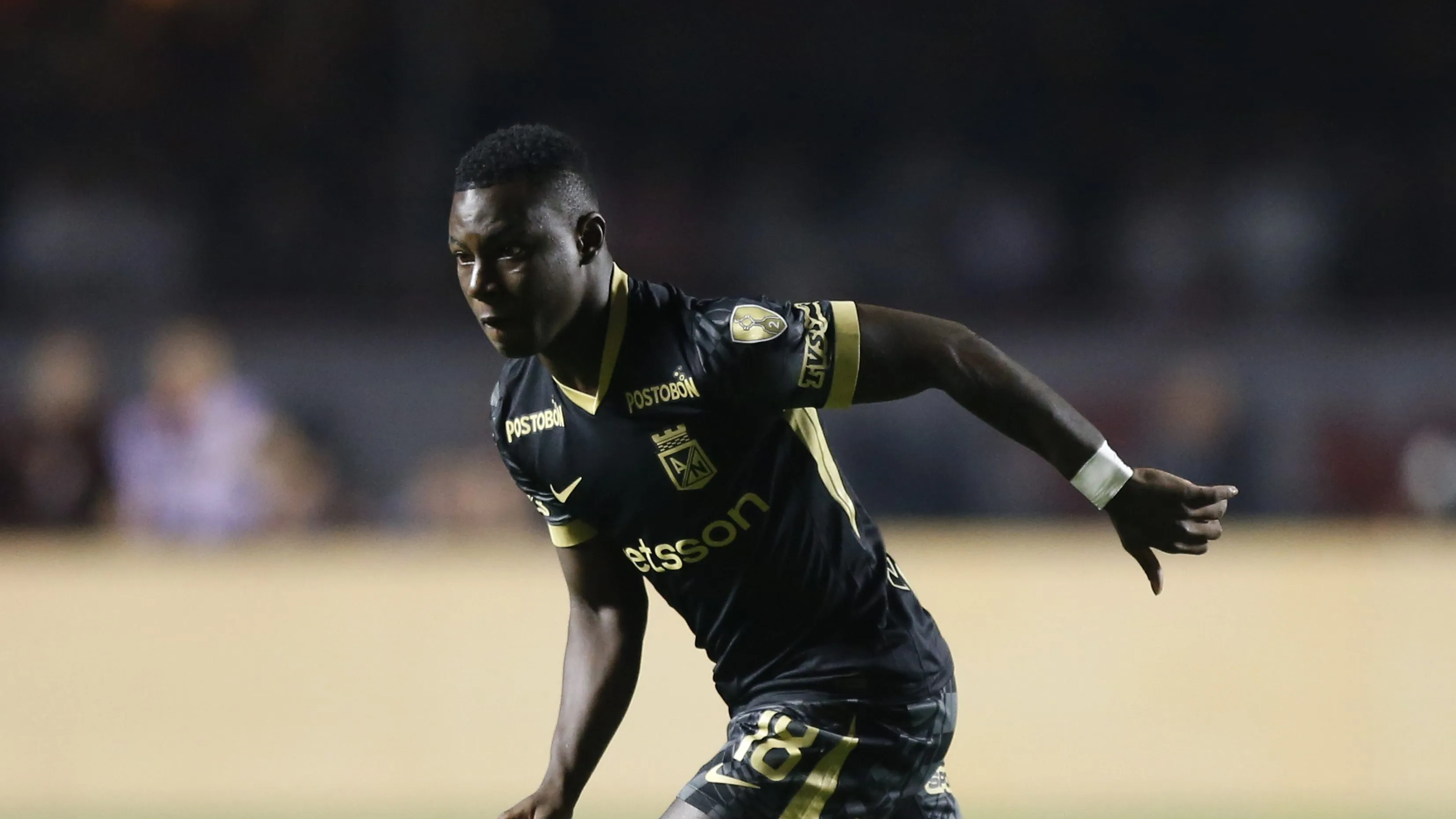 Hinestroza defende as cores do Atlético Nacional. Photo by Miguel Schincariol/Getty Images