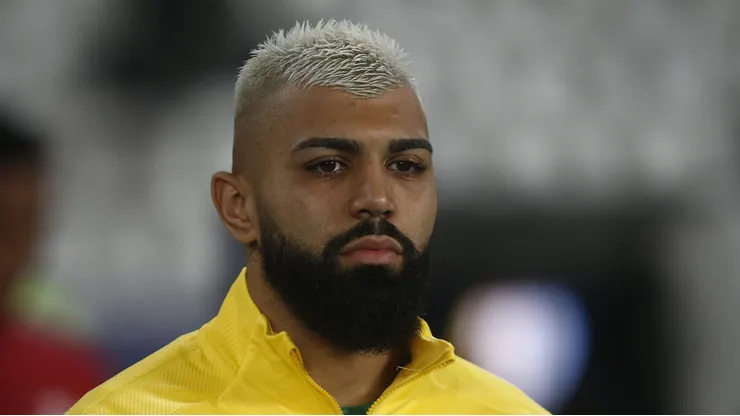 — Gabigol com a camisa da Seleção Brasileira