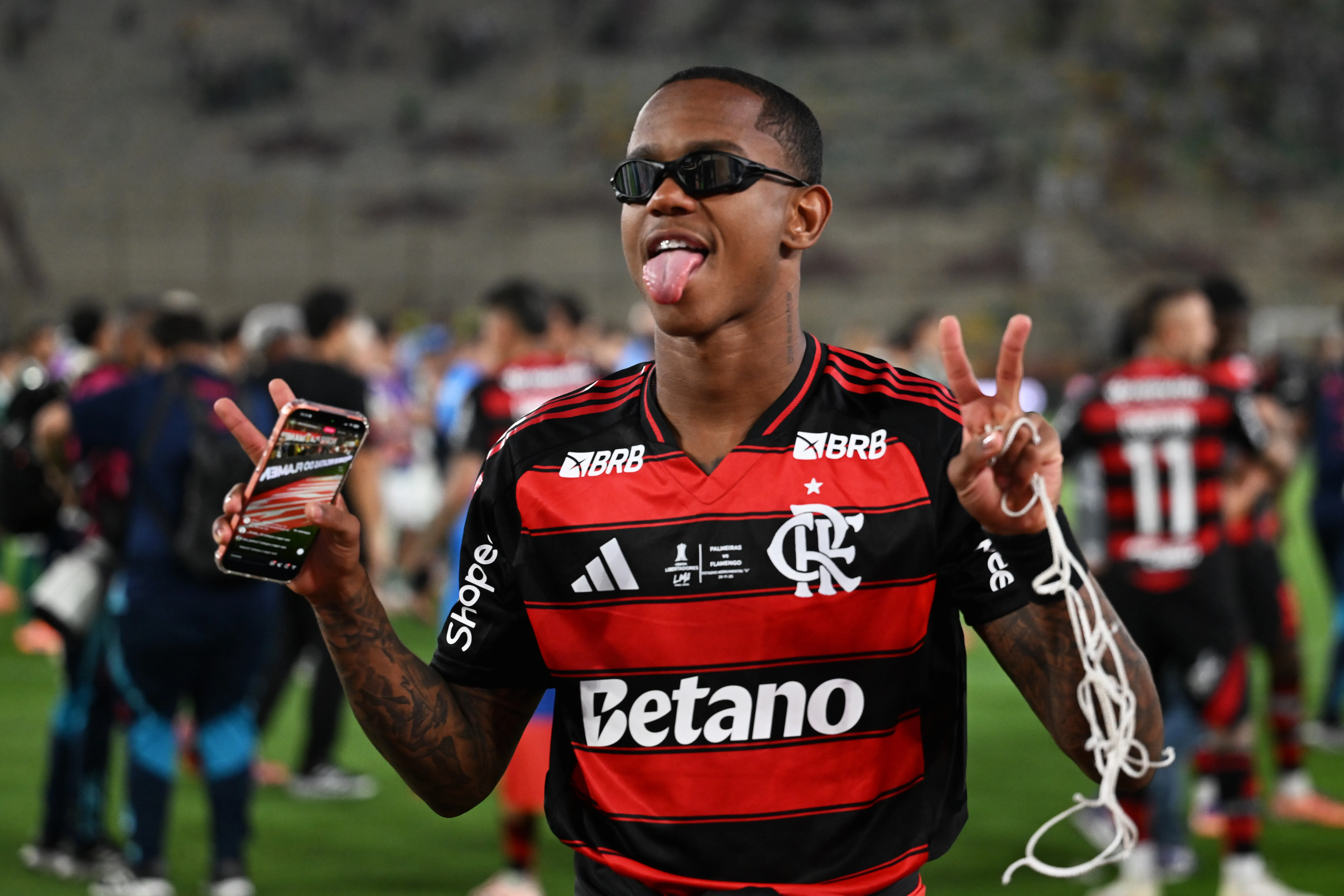 Wallace Yan, atacante do Flamengo.  (Foto: Rodrigo Valle/Getty Images)
