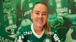 Andressinha segue no clube até 2026 - Foto: Fabio Menotti/Palmeiras