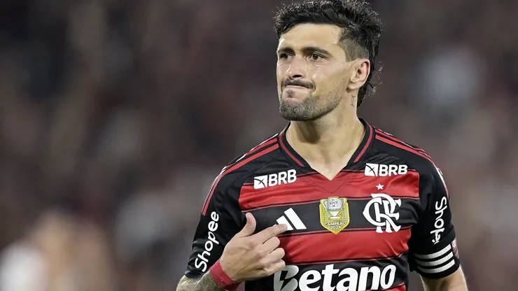 Arrascaeta terminou 2025 como o artilheiro do Flamengo - Foto: Alexandre Loureiro/AGIF