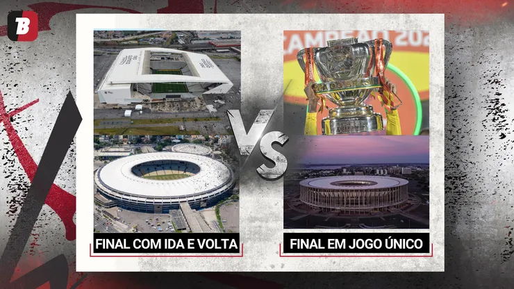 Enquete sobre a final da Copa do Brasil. Fotos: Ricardo Moreira, Buda Mendes e Pedro Vilela (Getty Images) e Thiago Ribeiro/AGIF