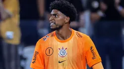 Hugo Souza goleiro do Corinthians durante partida contra o Cruzeiro no estadio Arena Corinthians pelo campeonato Copa Do Brasil 2025. Foto: Marcello Zambrana/AGIF