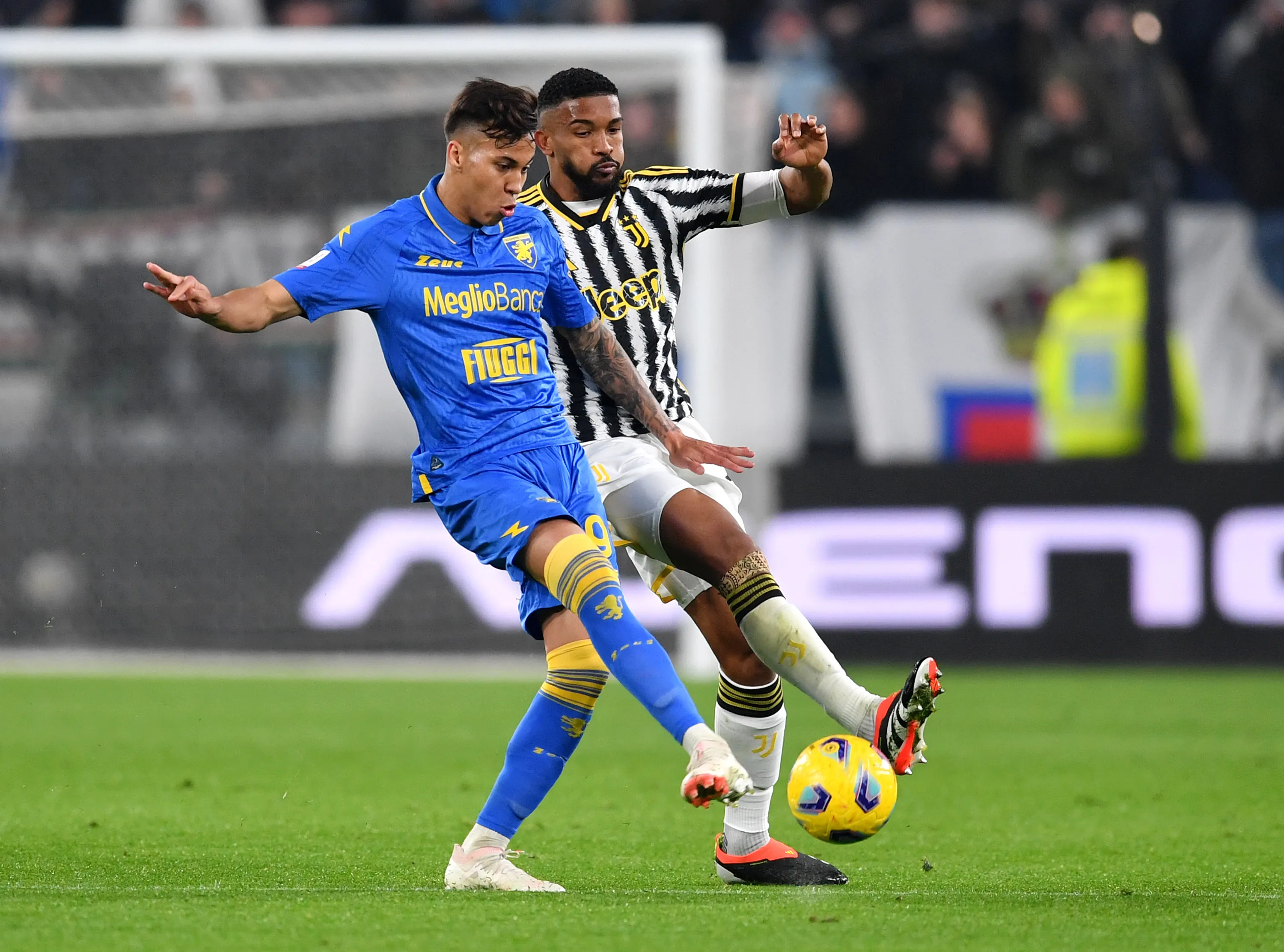 Kaio Jorge atuando ppelo Frosinone Calcio em partida contra a Juventus. (Photo by Valerio Pennicino/Getty Images)