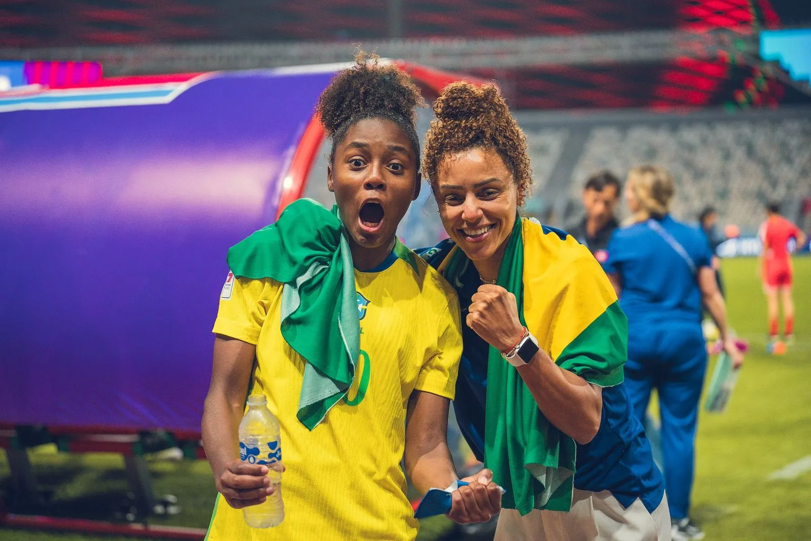 Kaylane e Rilany Silva. Foto: Fabio Souza/CBF