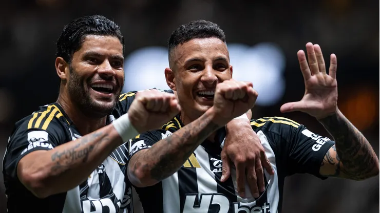 Hulk e Guilherme Arana, ídolos do Atlético-MG