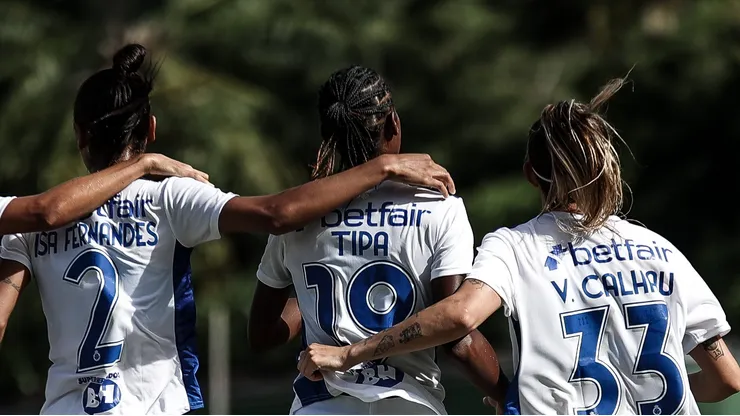 Jogadoras Cruzeiro. Foto: Gustavo Martins