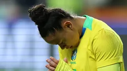 Dudinha comemorando gol contra Portugal. Foto: Lívia Villas Boas/CBF