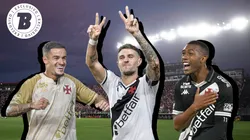 Coutinho, Vegetti e Rayan. Fotos: Thiago Ribeiro/AGIF