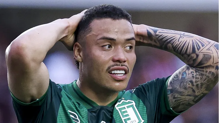 Mandaca, volante do Juventude em partida pelo campeonato brasileiro (Foto: Ricardo Moreira/Getty Images)