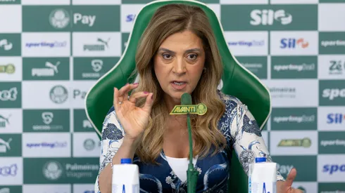 Leila Pereira, presidente do Palmeiras. Foto: Ettore Chiereguini/AGIF