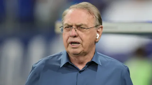 Osmar Stabile Presidente do Corinthians durante partida contra o Cruzeiro no estadio Mineirao pelo campeonato Brasileiro A 2025. Foto: Gilson Lobo/AGIF