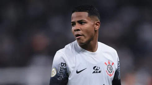SP - SAO PAULO - 25/07/2024 - BRASILEIRO A 2024, CORINTHIANS X GREMIO - Wesley jogador do Corinthians durante partida contra o Gremio no estadio Arena Corinthians pelo campeonato Brasileiro A 2024. Foto: Ettore Chiereguini/AGIF