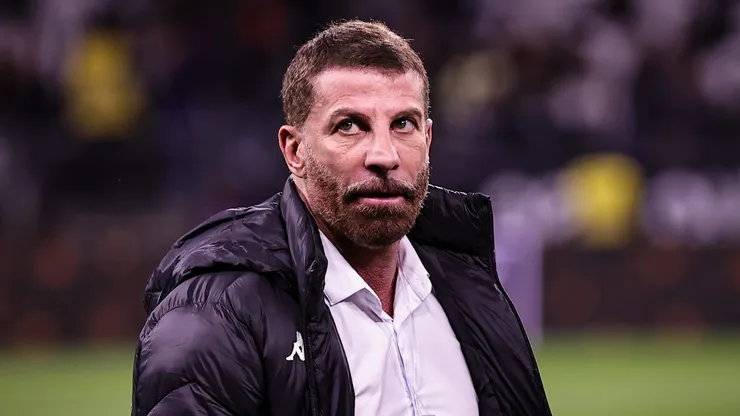Pedrinho presidente do Vasco durante partida contra o Corinthians no estadio Arena Corinthians pelo campeonato Copa Do Brasil 2025. Foto: Fabio Giannelli/AGIF