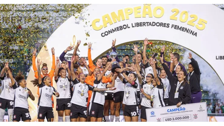 Corinthians conquistou o hexa da Libertadores Feminina e se classificou para a Copa do Mundo de Clubes Feminina. Foto: Staff Images Woman/CONMEBOL