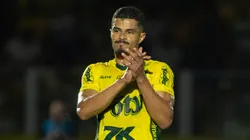 SP - MIRASSOL - 09/11/2025 - BRASILEIRO A 2025, MIRASSOL X PALMEIRAS - Lucas Ramon jogador do Mirassol durante partida contra o Palmeiras no estadio Jose Maria de Campos Maia pelo campeonato Brasileiro A 2025. Foto: Joisel Amaral/AGIF