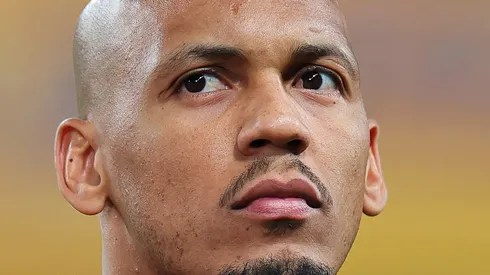 Fabinho durante passagem no Al-Ittihad. Foto: Abdullah Ahmed/Getty Images