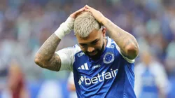 Gabriel Barbosa Gabigol jogador do Cruzeiro lamenta durante partida contra o Fluminense no estadio Mineirao pelo campeonato Brasileiro A 2025. Foto: Gilson Lobo/AGIF