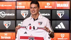 James Rodríguez não foi bem com a camisa do São Paulo.