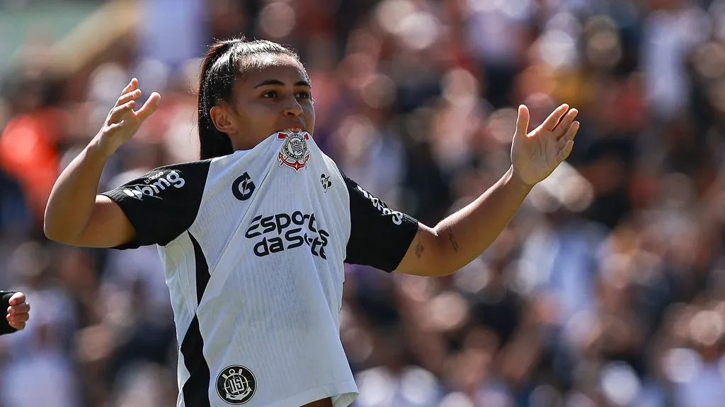 Mariza, jogadora do Corinthians, em semifinal do Brasileirão Feminino 2025